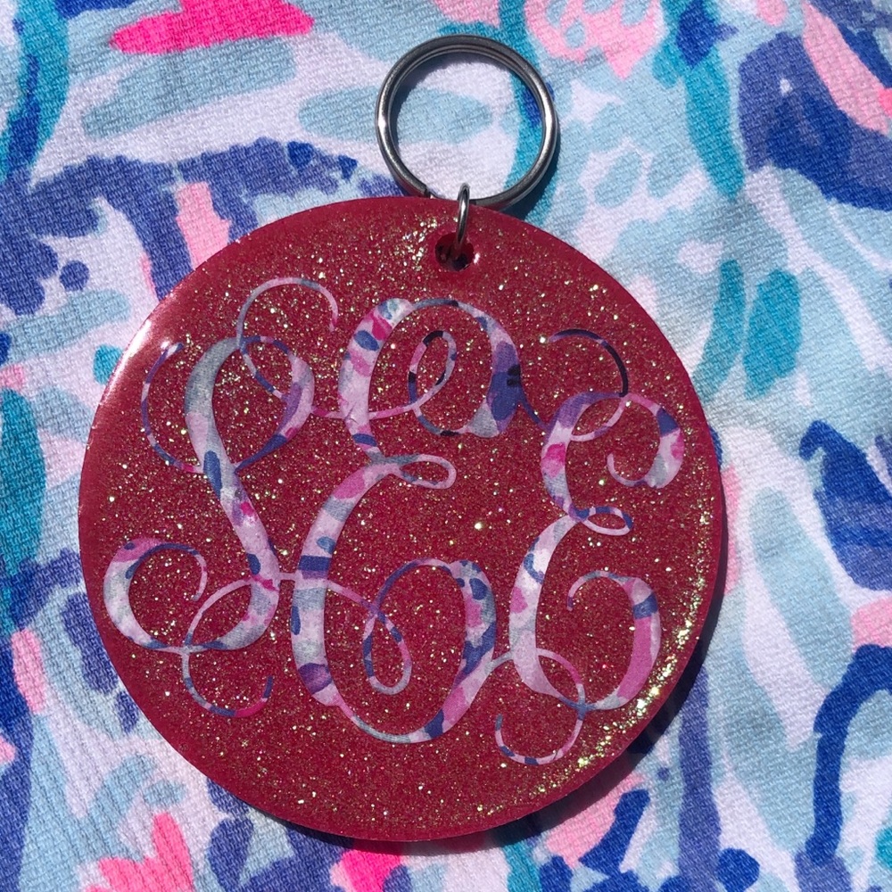 Lilly Pulitzer keychain